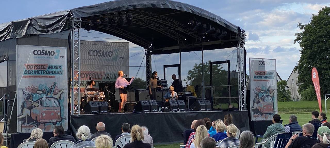 Farafi und Shishco Disco beim Muschelsalat