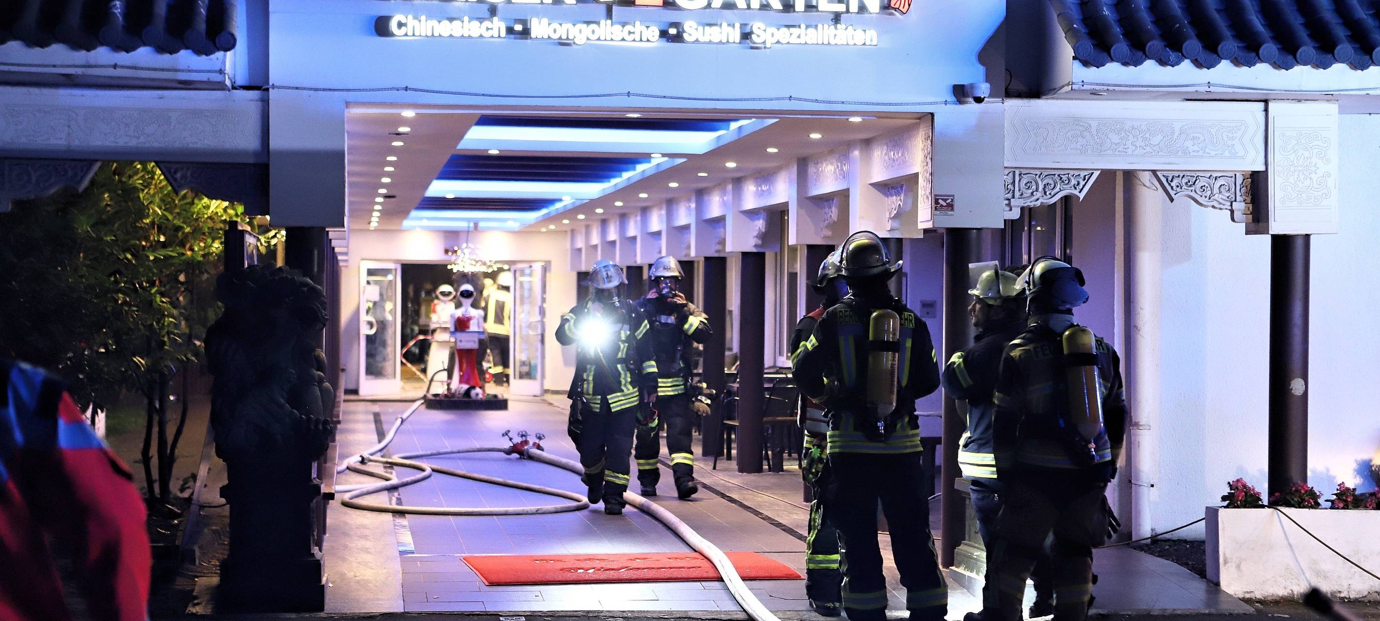 Feuer am Hagener Stadtgarten