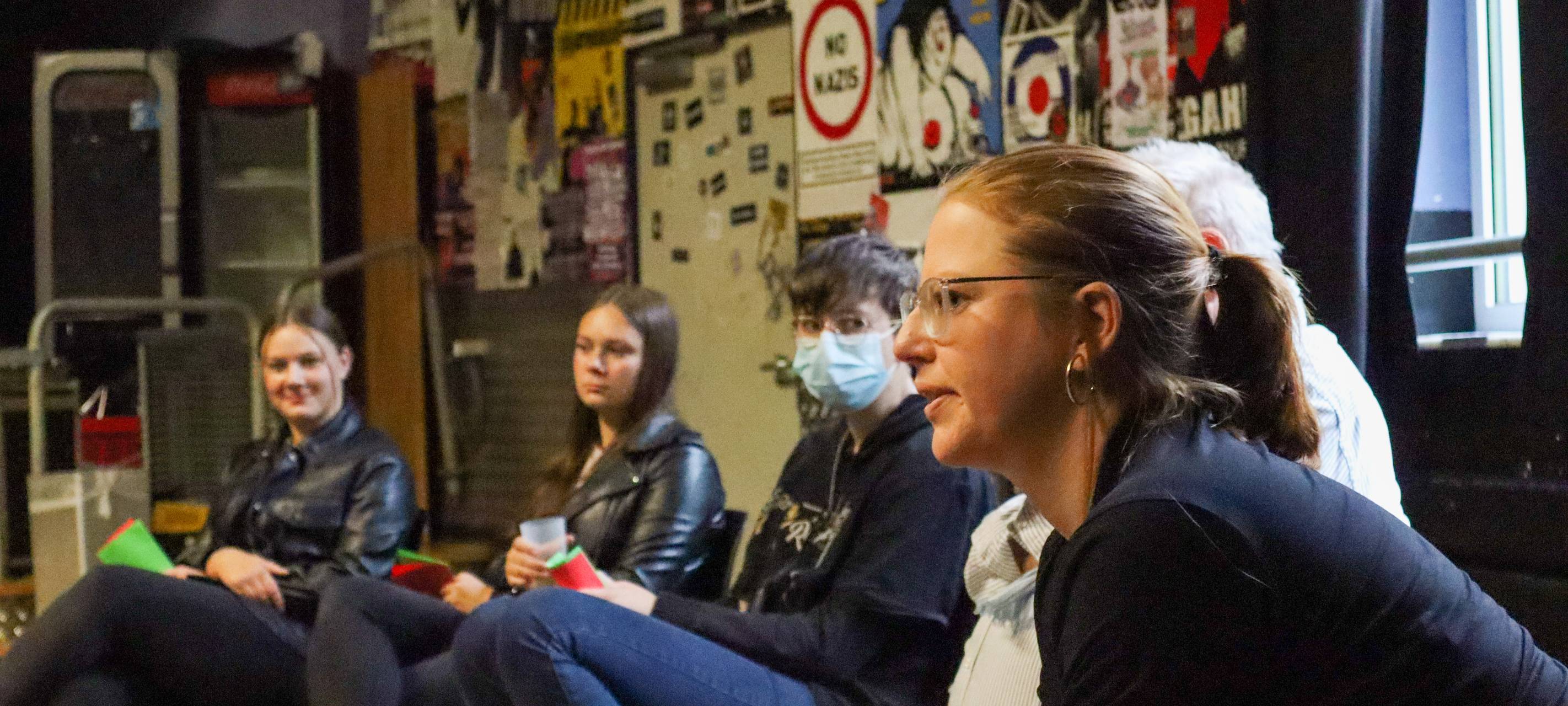 Die Fragen der Jugendlichen