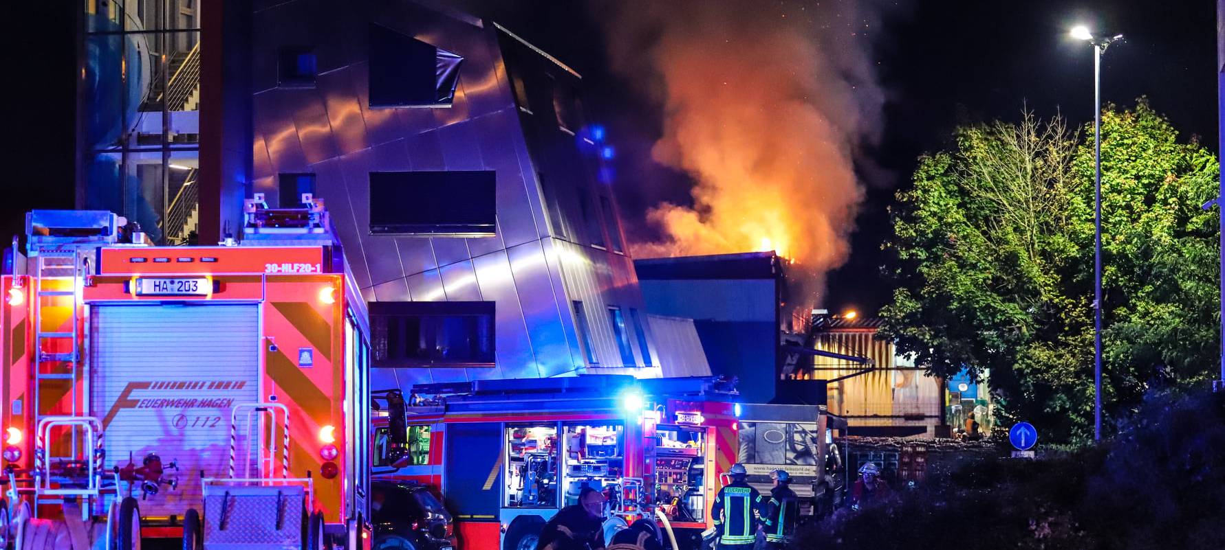 Großbrand in Hagen