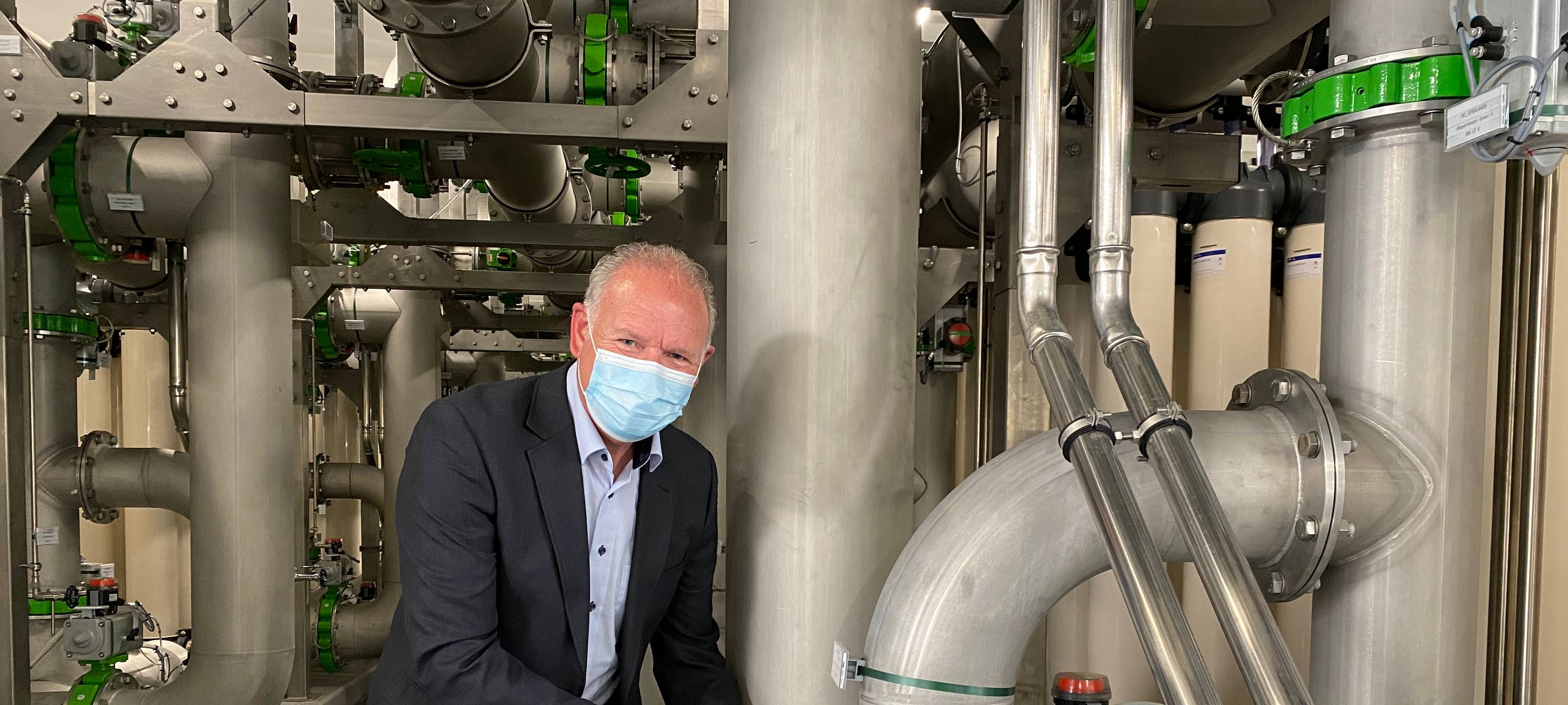 Neue Wasseraufbereitungsanlage für sauberes Trinkwasser