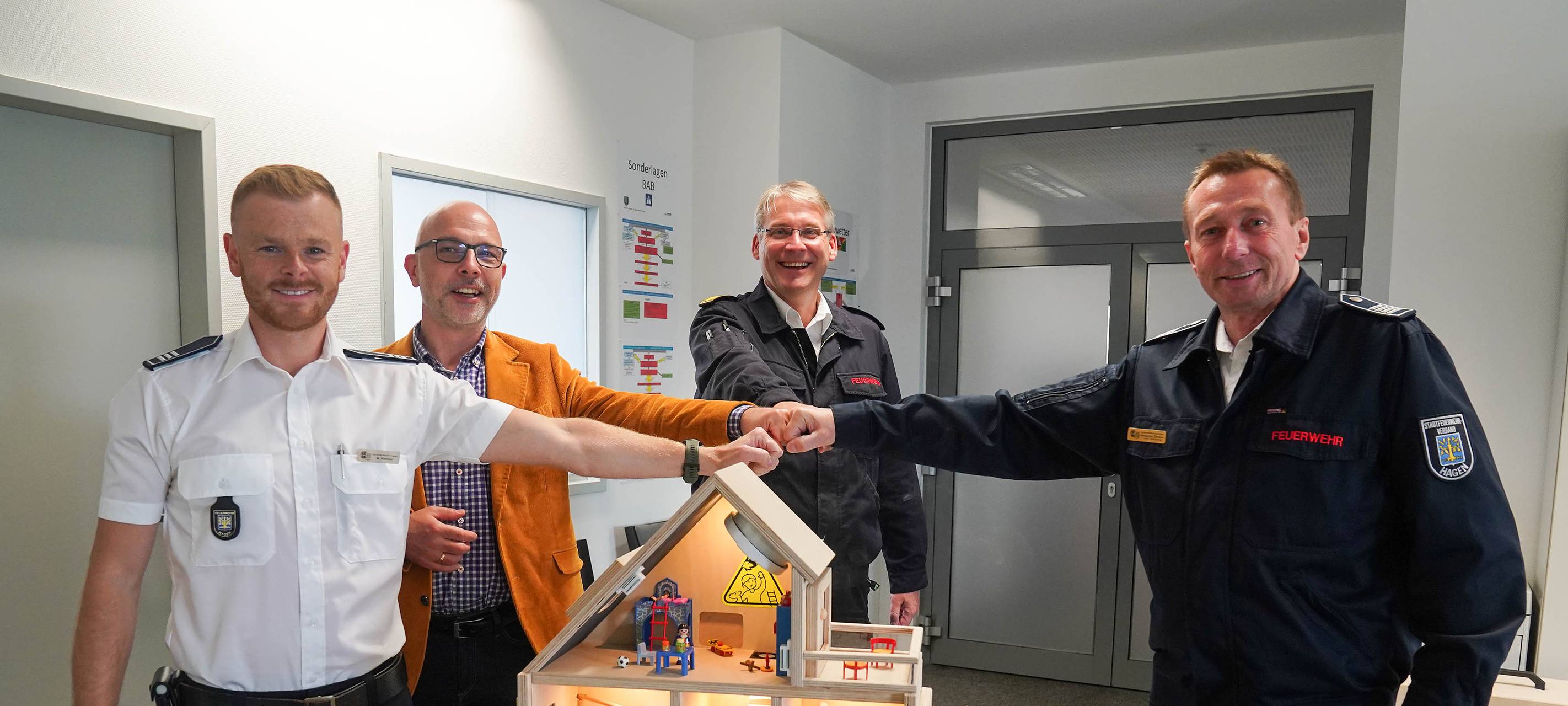 Rauchhaus für die Feuerwehr