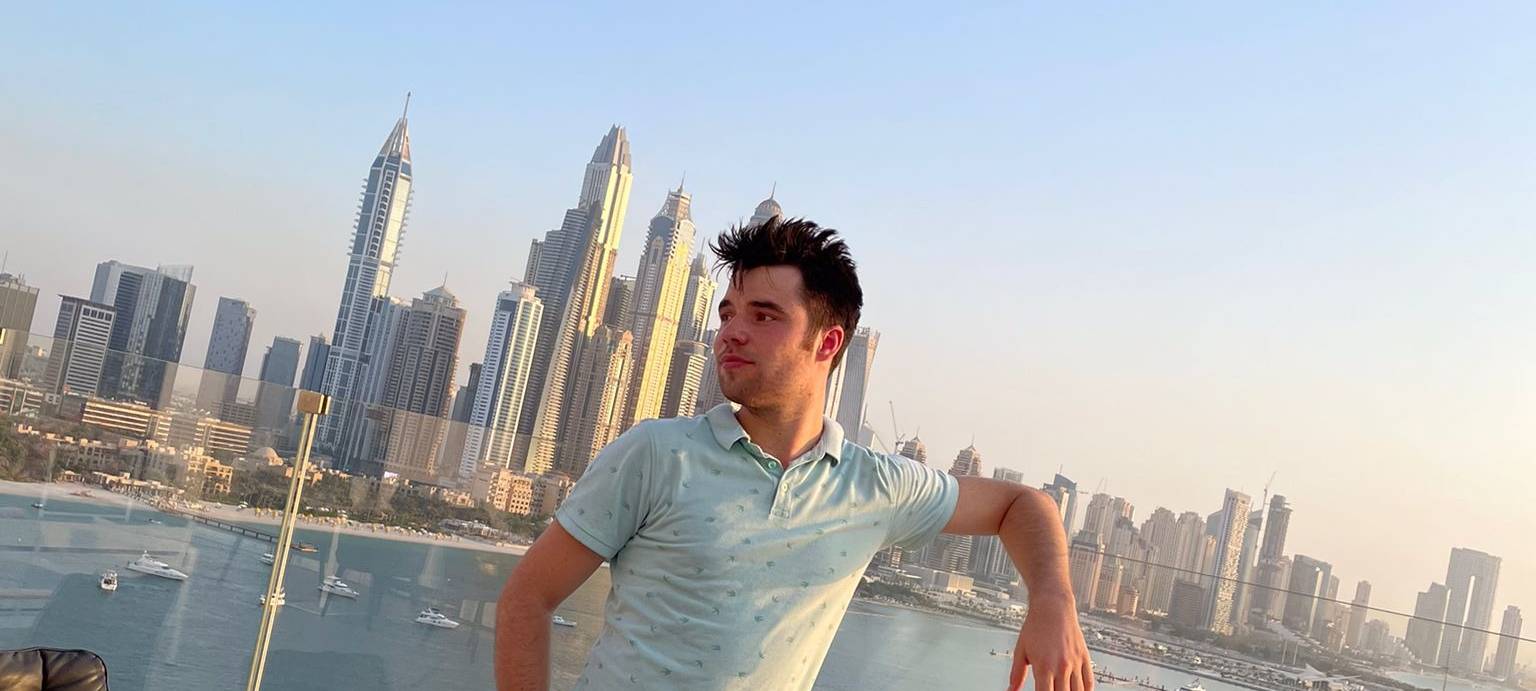 Hagener arbeitet auf der Expo in Dubai