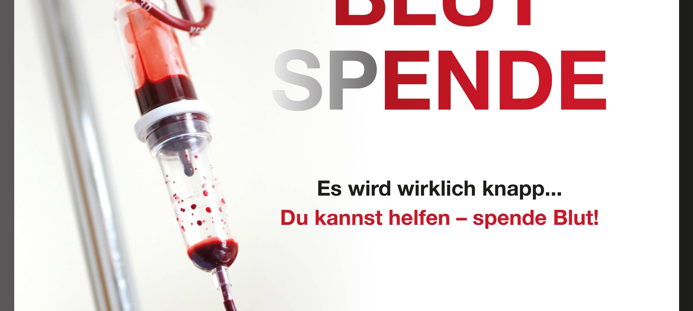 Blutreserven werden knapper