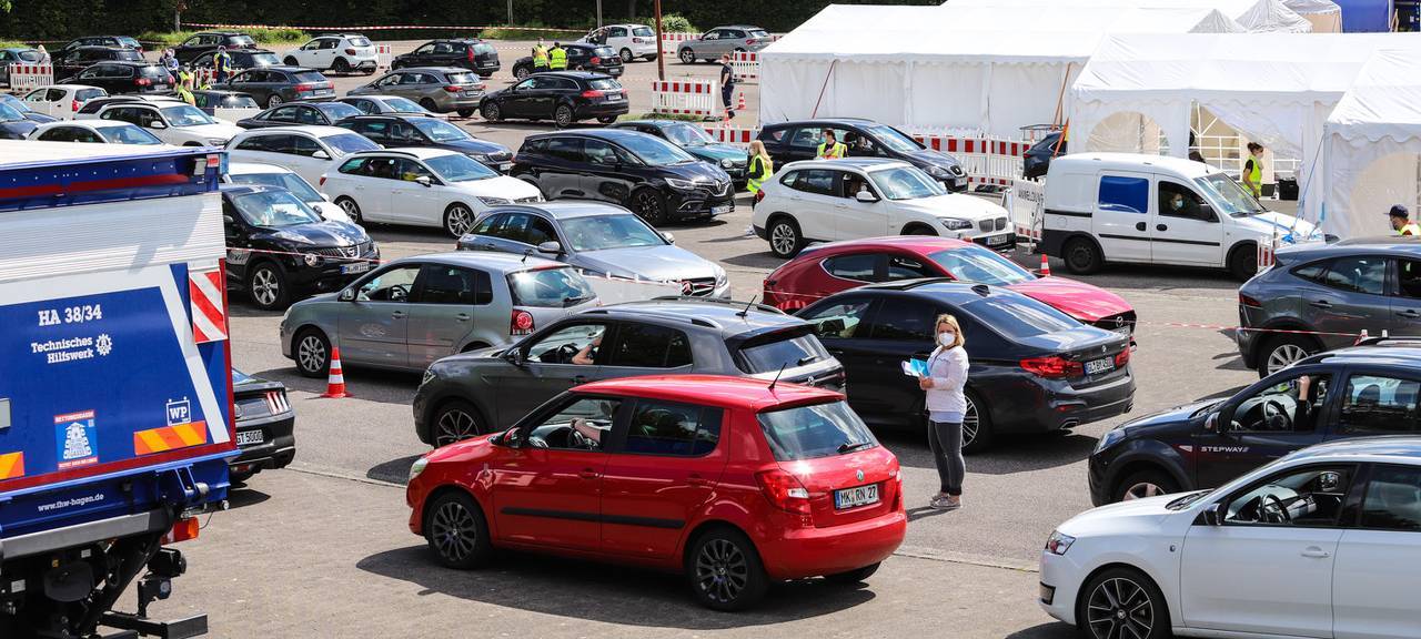 Drive-In-Impfen am Kirchenberg