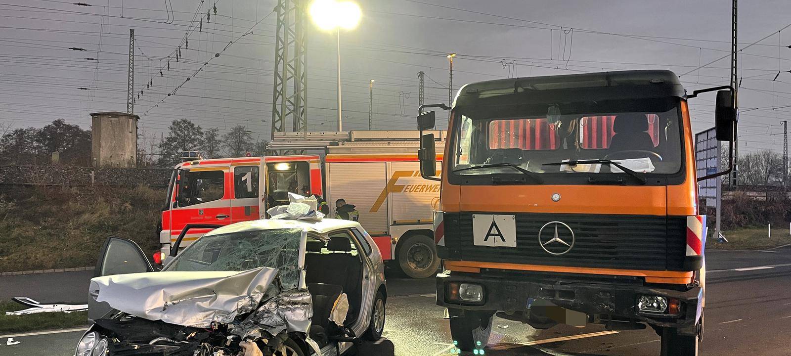 Schwerer Unfall