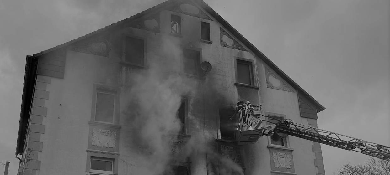 Großbrand durch Zigarette