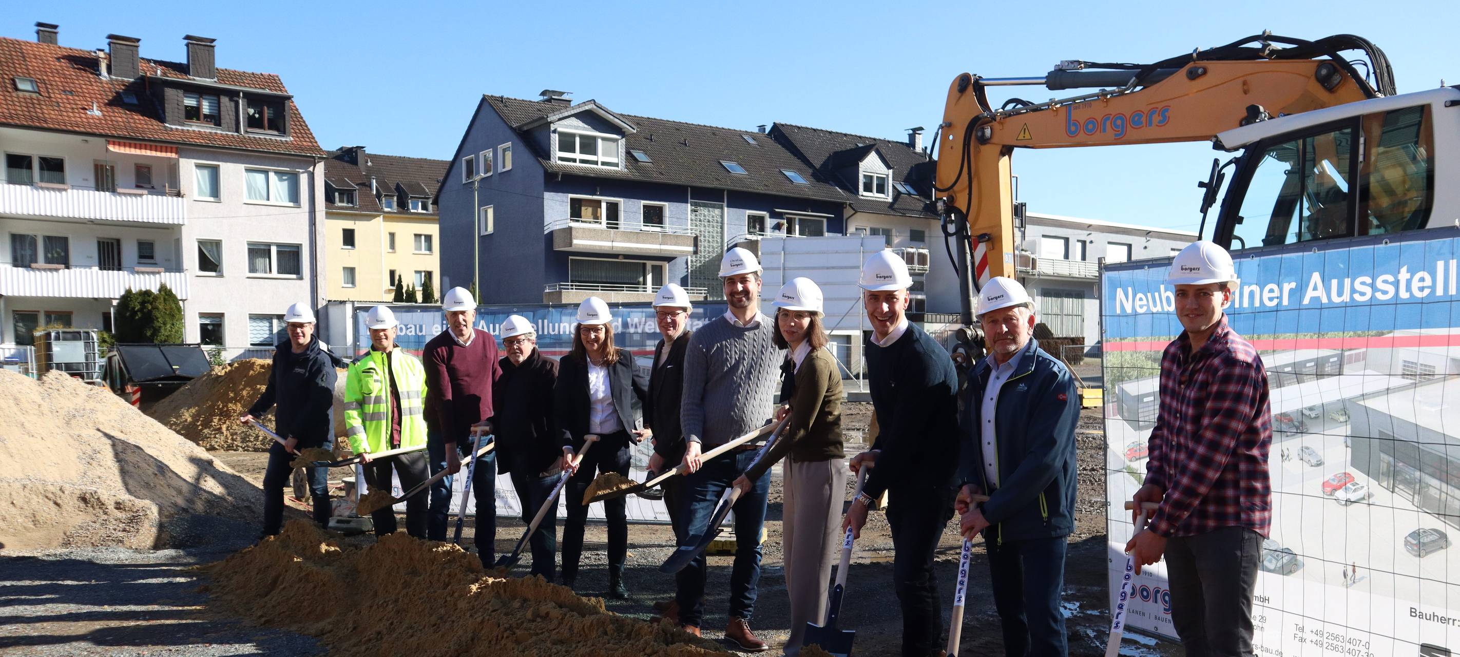 Spatenstich für neues Autohaus