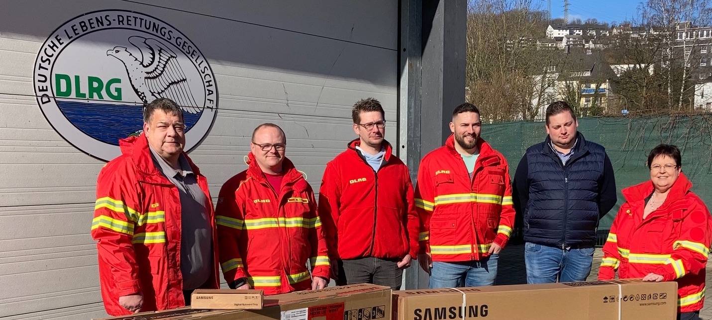 DLRG bedankt sich bei Spendern