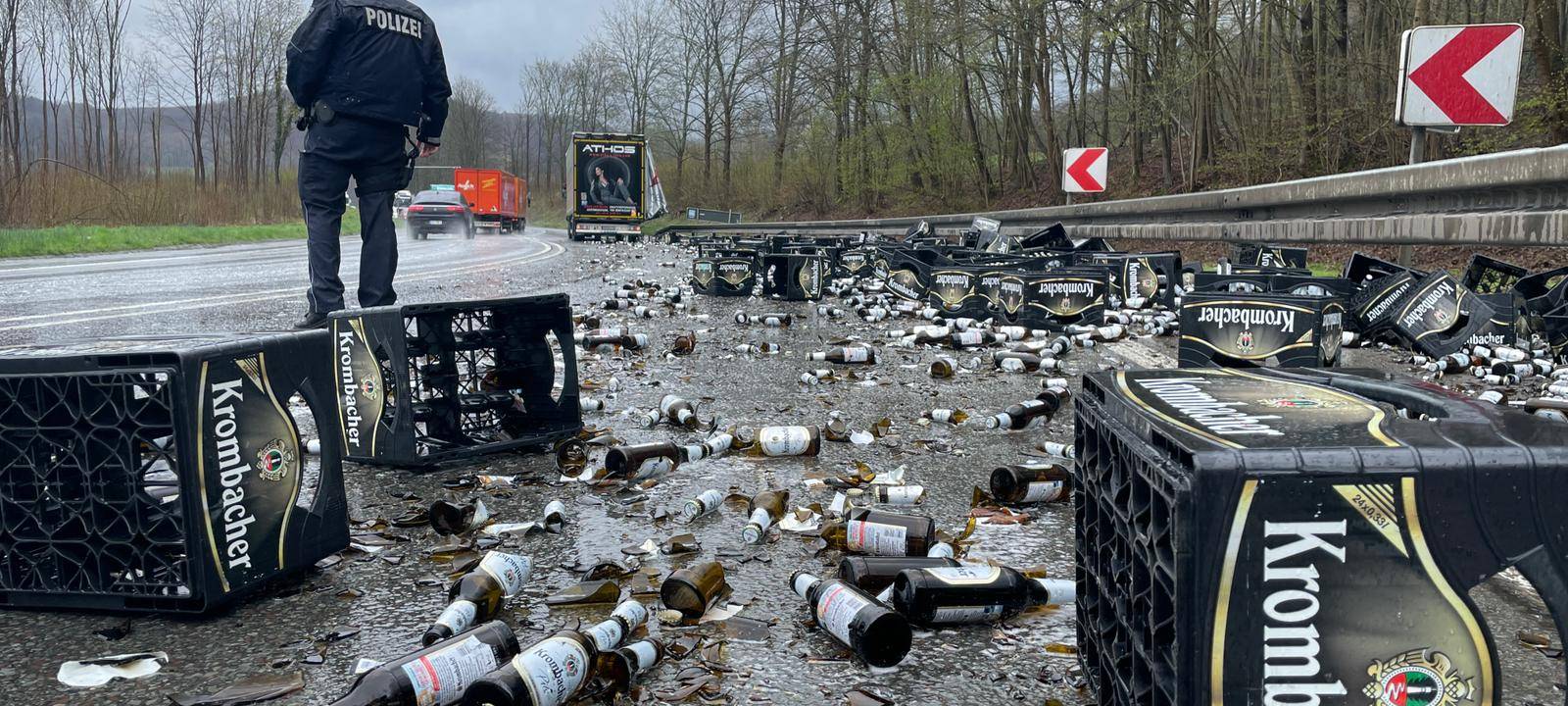 Bier war schnell leer