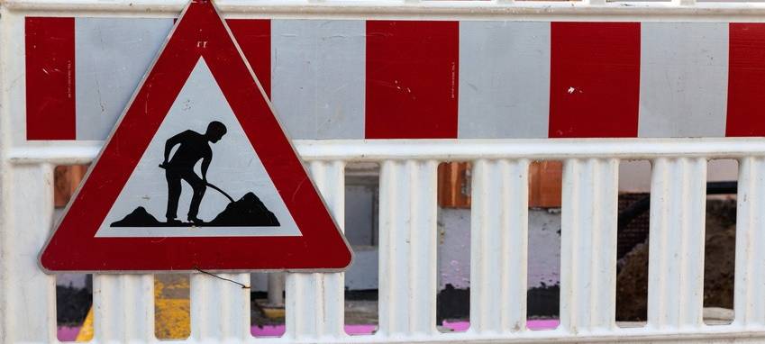 Bauarbeiten auf dem Märkischen Ring