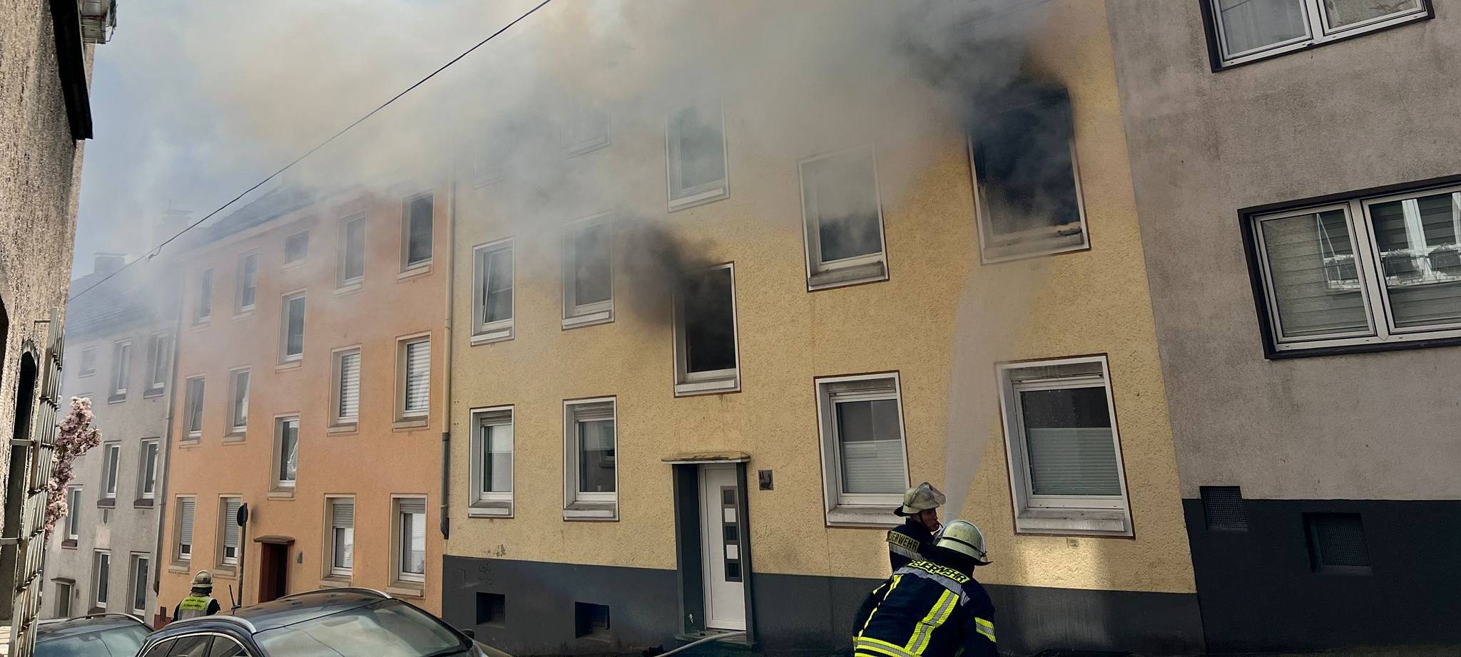 Brand in der Arndtstraße