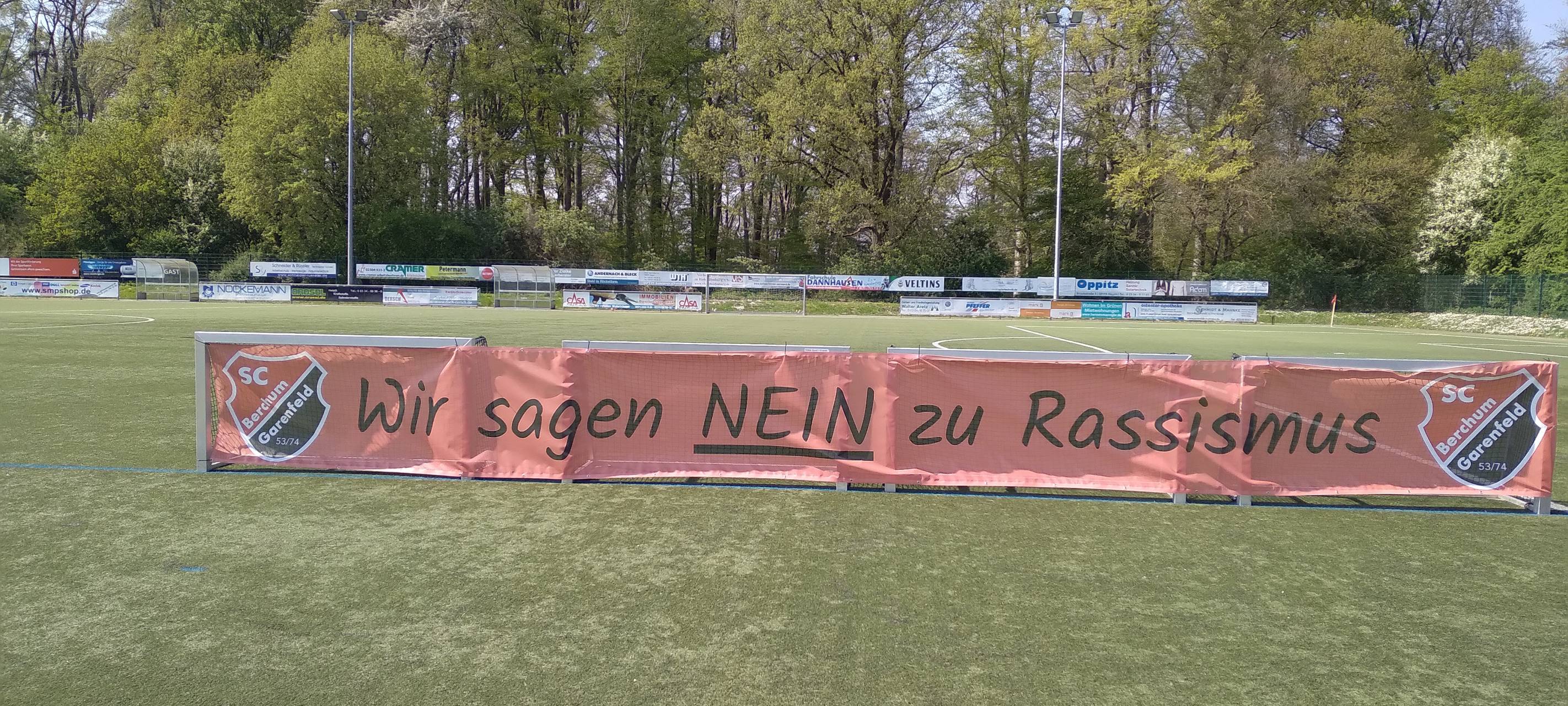 Zeichen gegen Rassismus