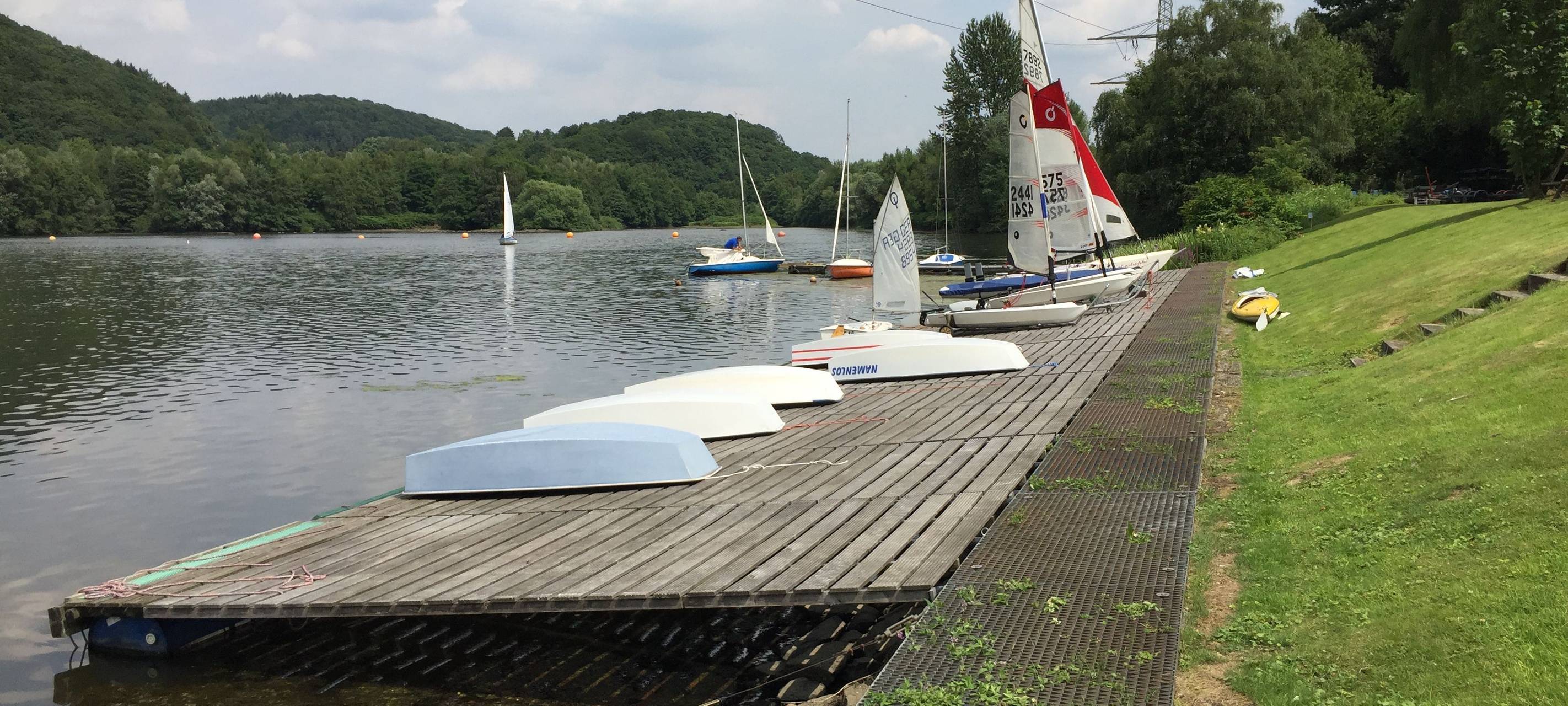 Arbeiten am Hengsteysee