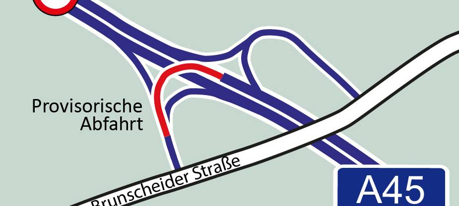 Sperrung der A45