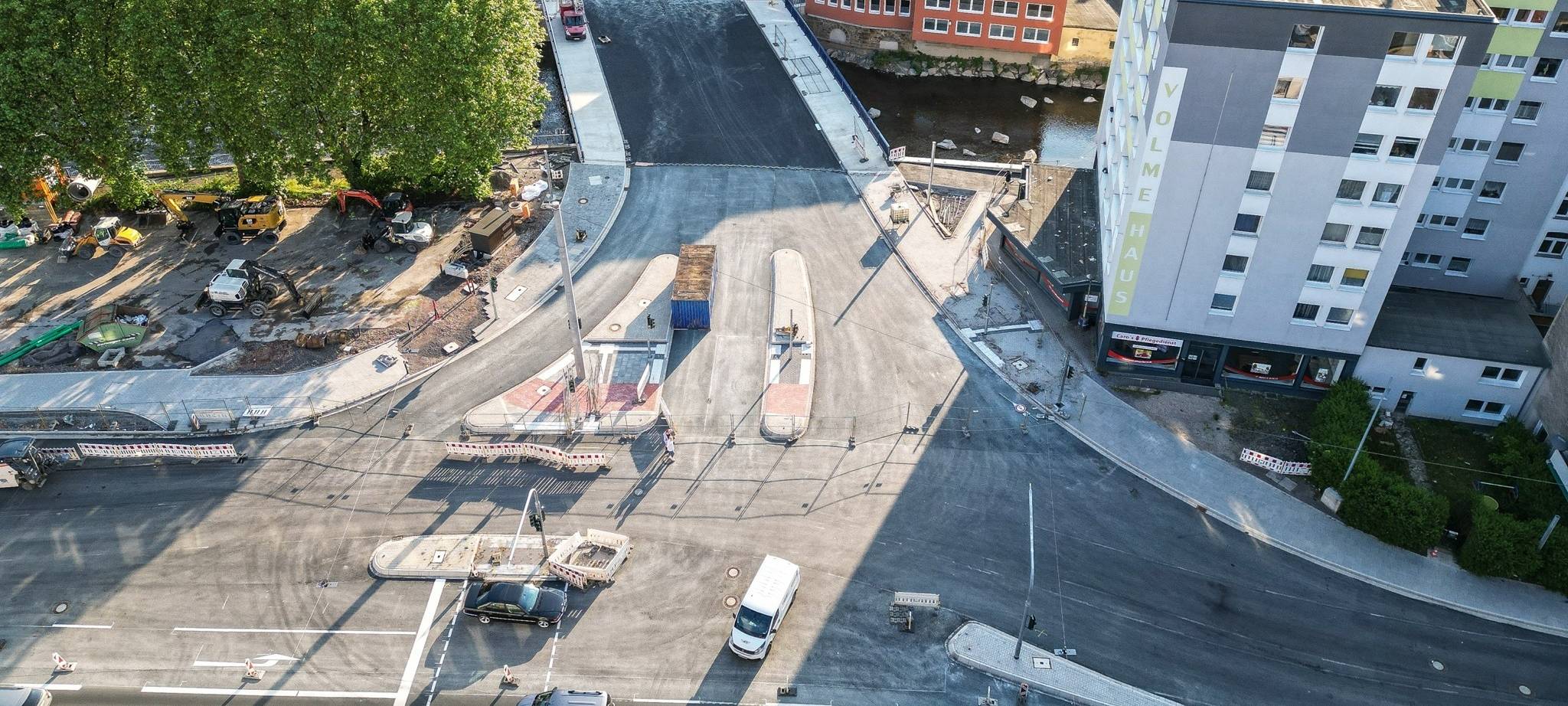 Endspurt an der Marktbrücke