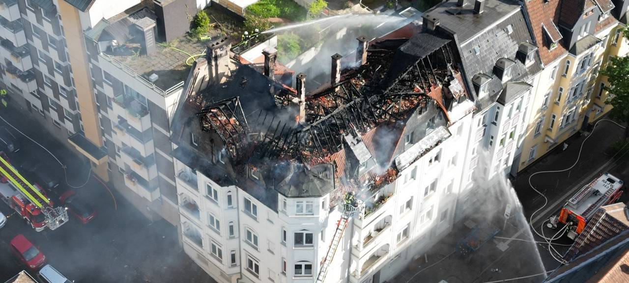 Feuer in Wehringhausen