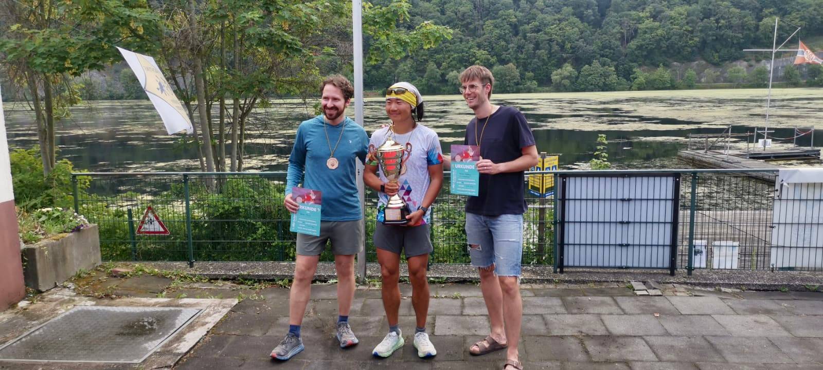 33 mal um den Hengsteysee...