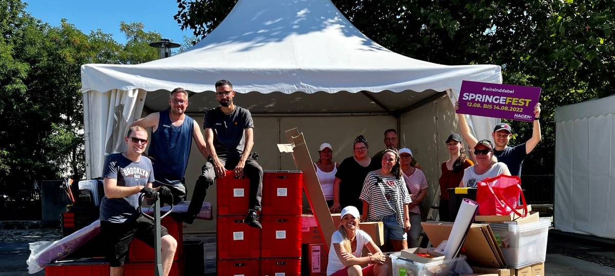 Morgen ist Start auf der Springe