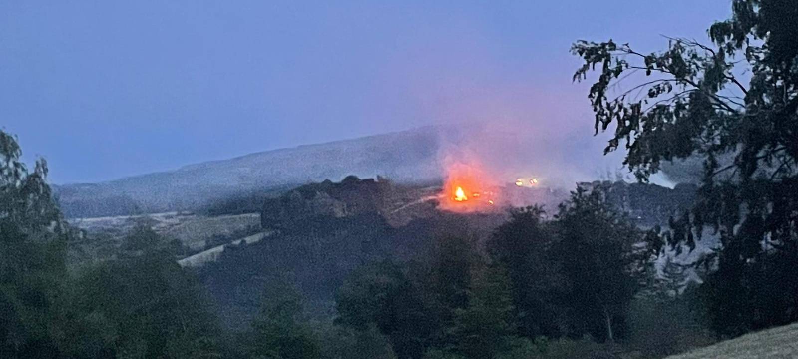 Waldbrand in Lüdenscheid