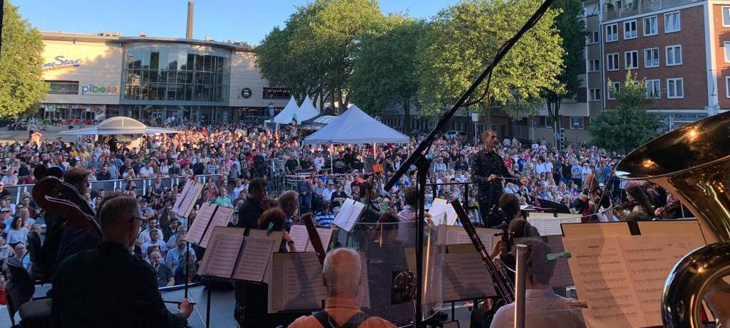 Orchester auf der Springe