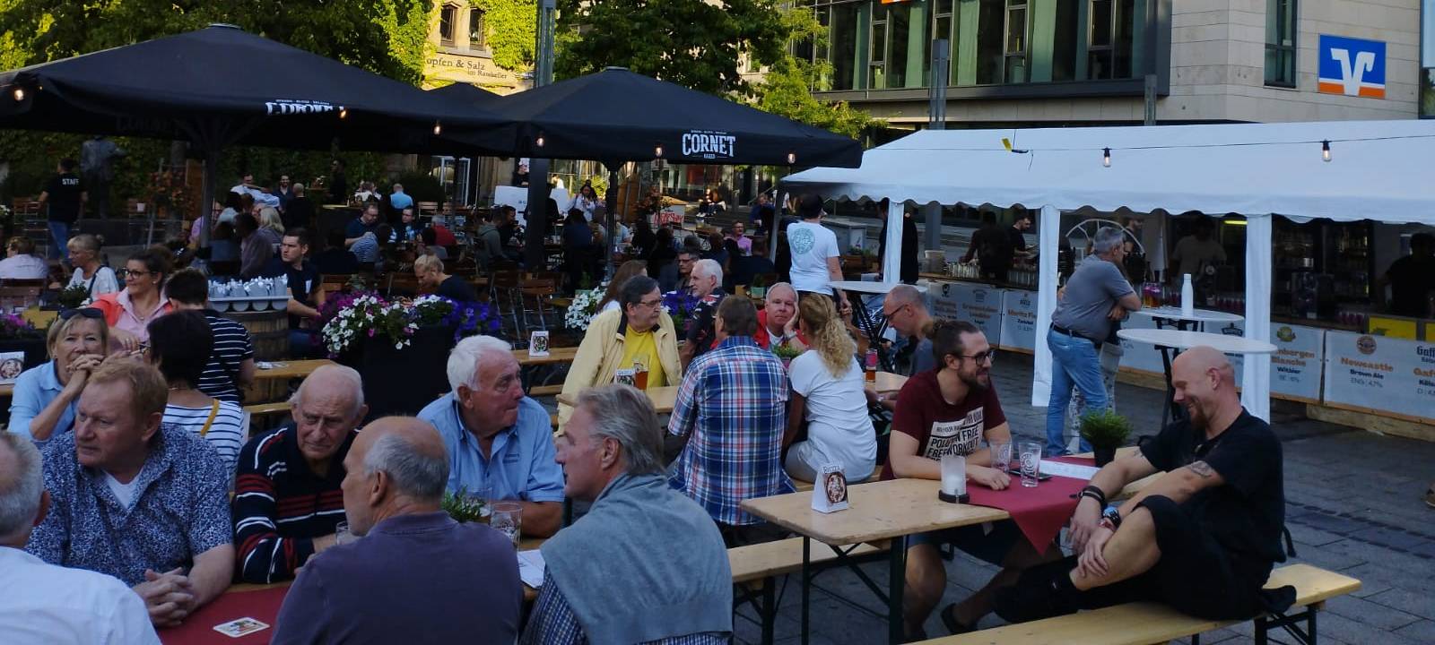 Erster ,,Bier- und Futtermarkt'' in Hagen