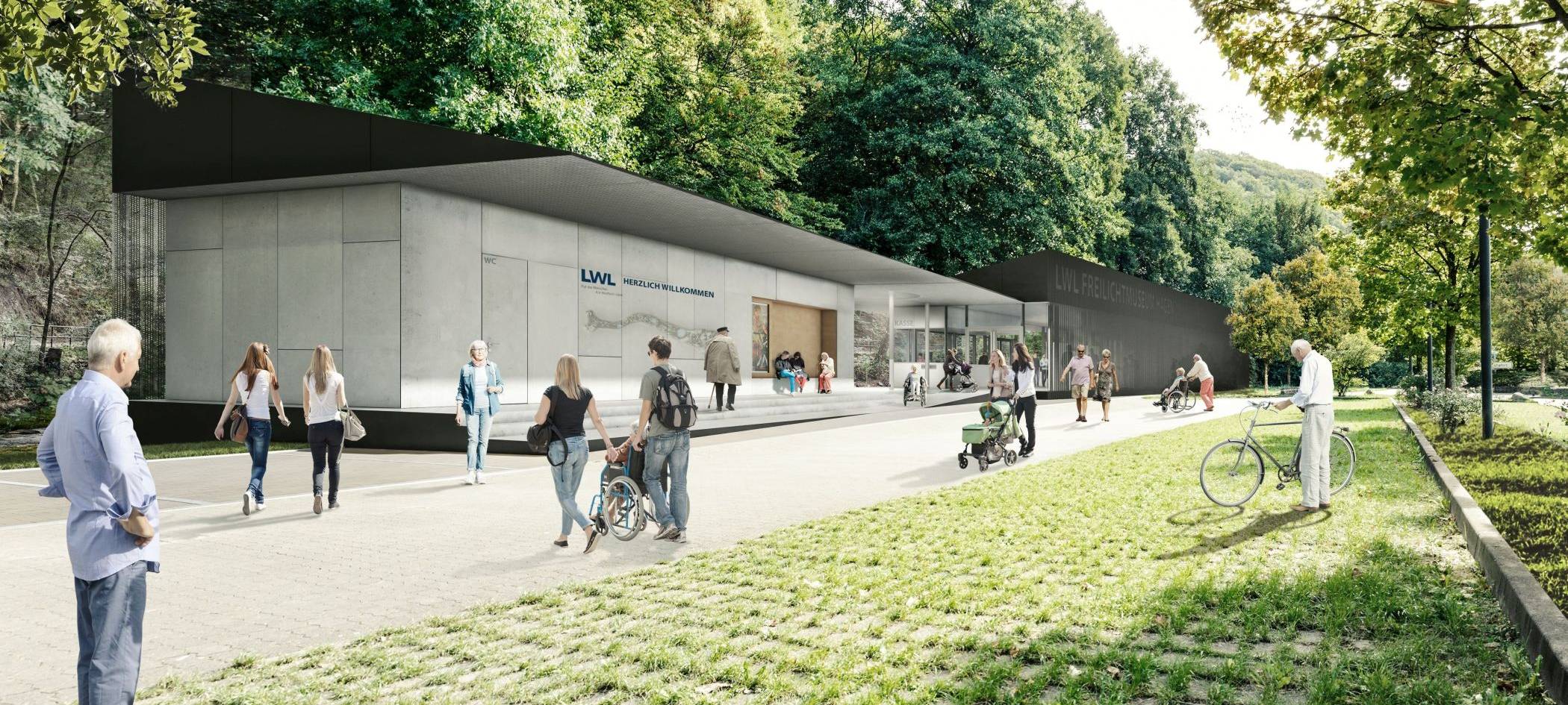 Eröffnung des Museumseingangs