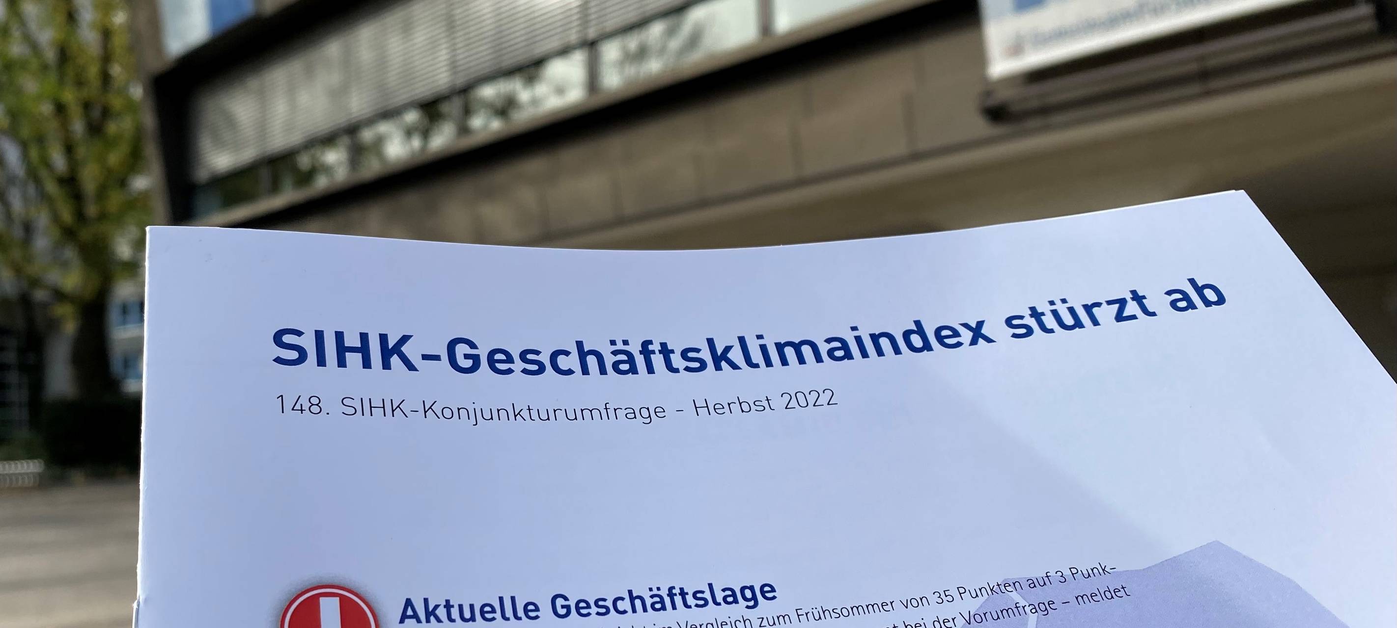 Lage gut, Erwartungen dramatisch