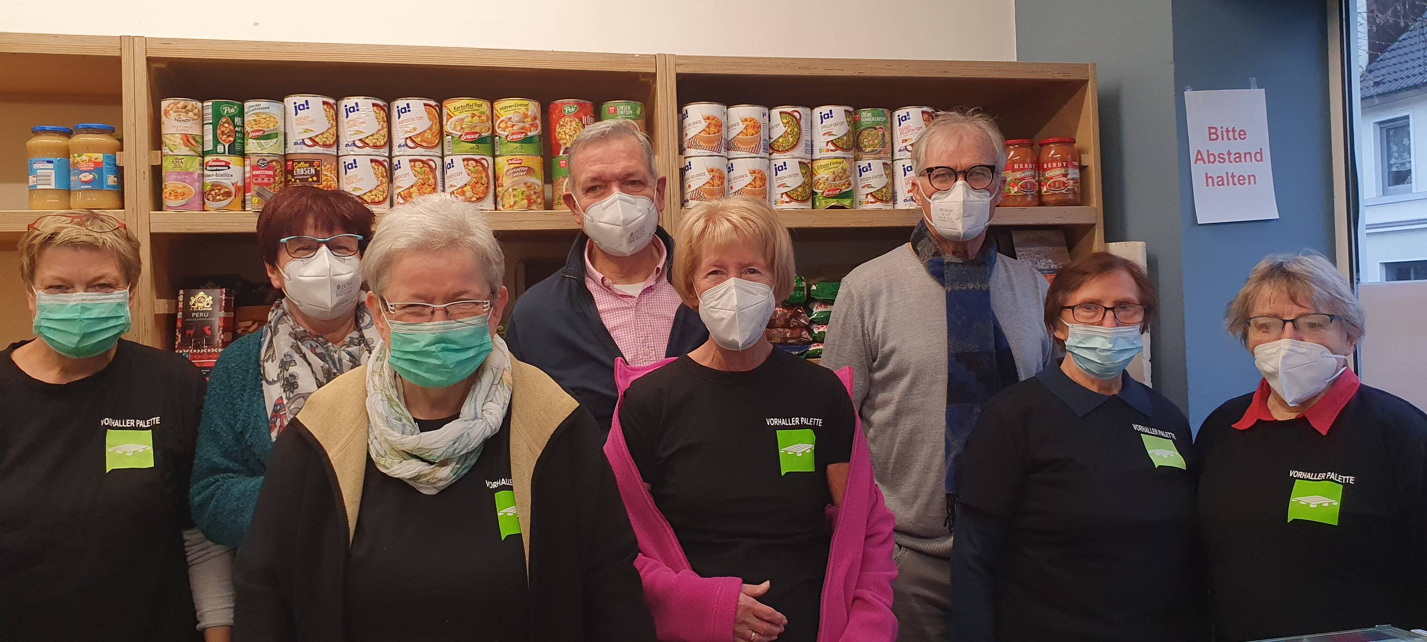 Vorhaller Palette sammelt