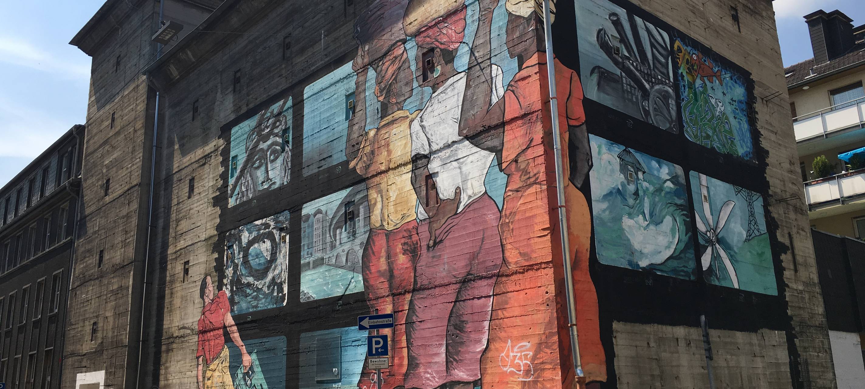 Platz für Graffiti