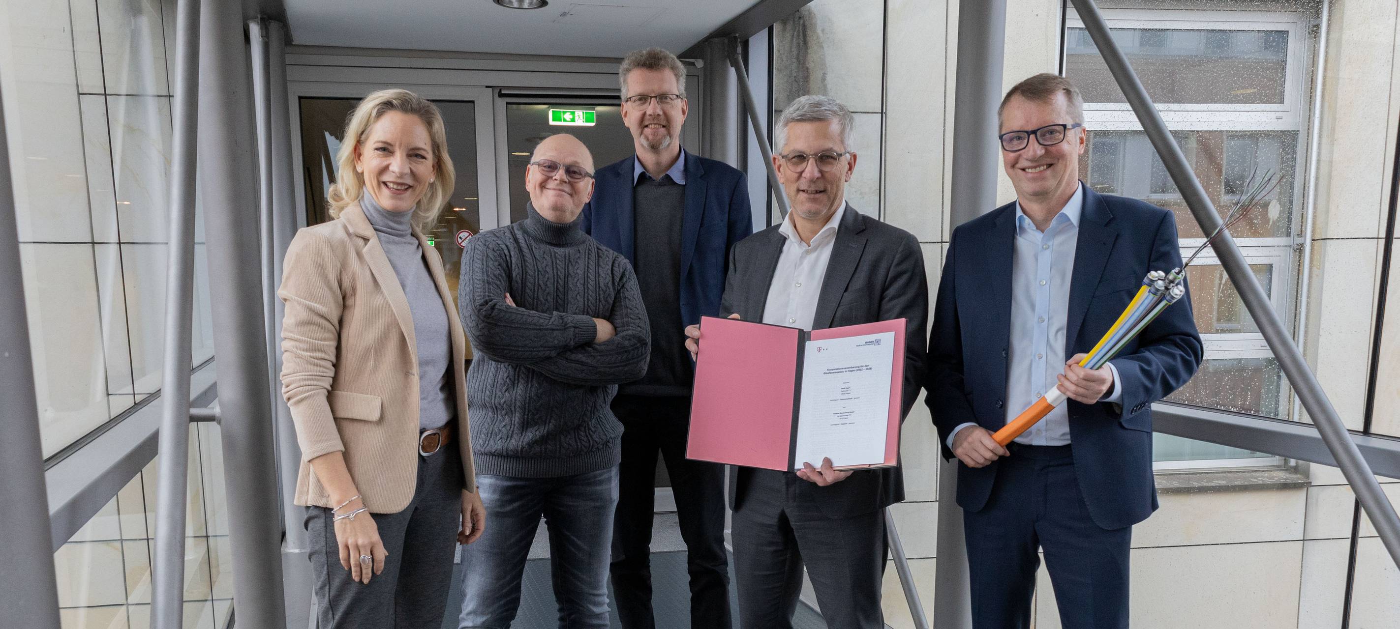 Telekom baut Glasfasernetz in Hagen aus