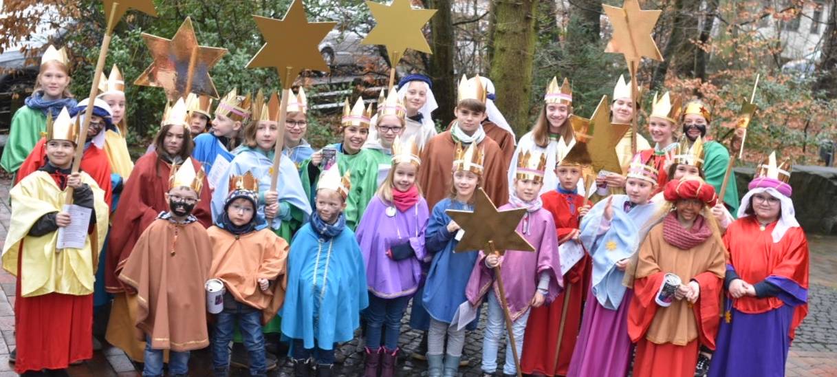 Sternsinger unterwegs
