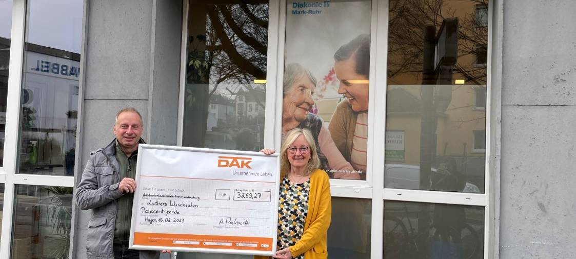 Spende für Luthers Waschsalon