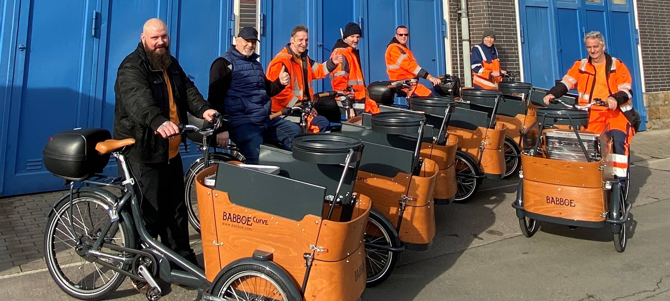 HEB fährt Lastenrad