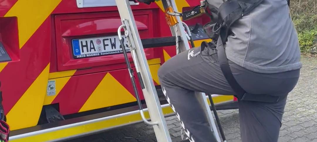 Felix bei der Feuerwehr