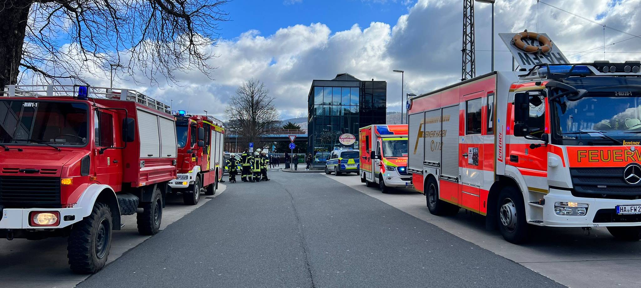 Bahnhof Hohenlimburg gesperrt