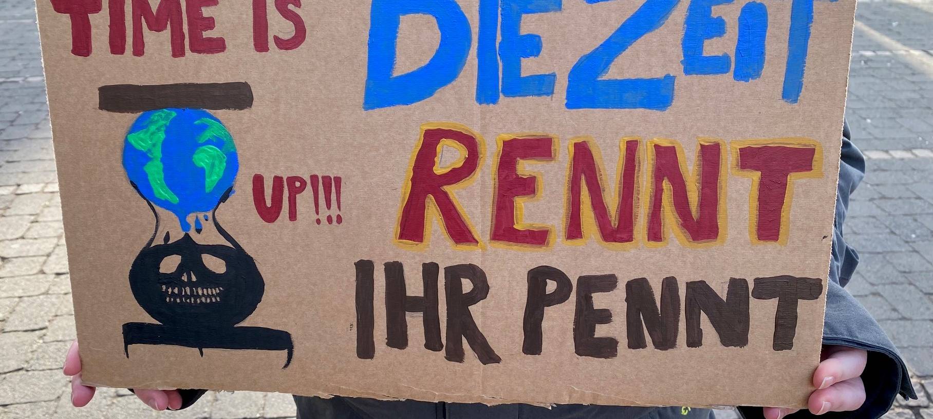 Klimastreik im Volkspark