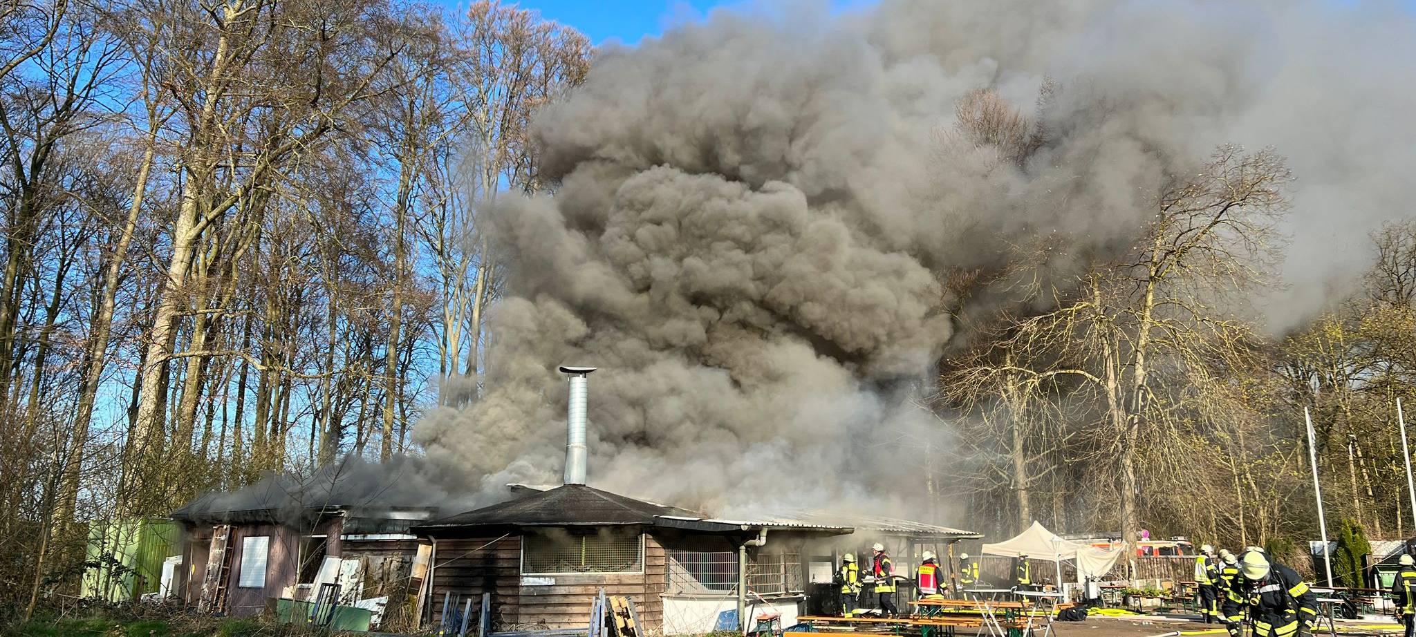 Brand nach Osterfeuer