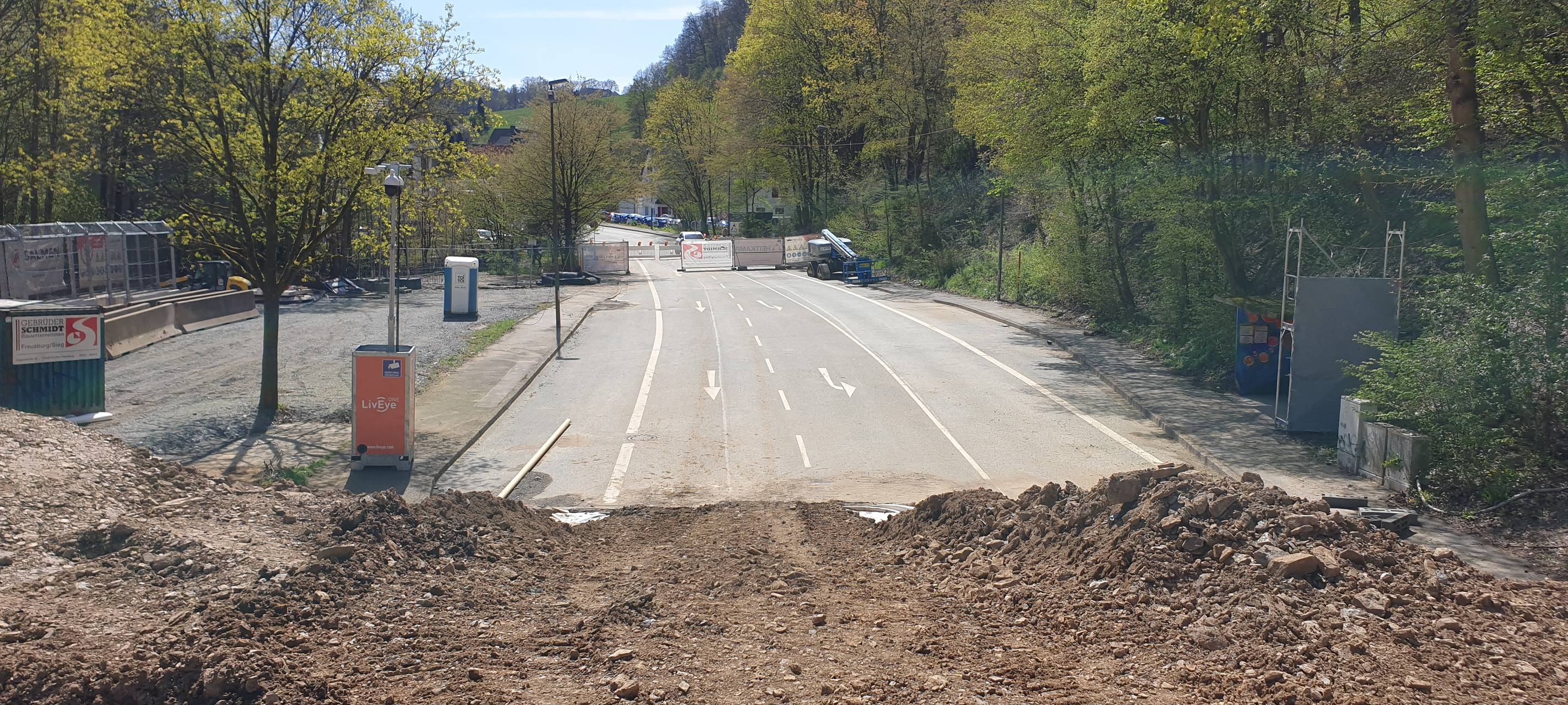 Die komplette Spreng-Ladung hier bei uns