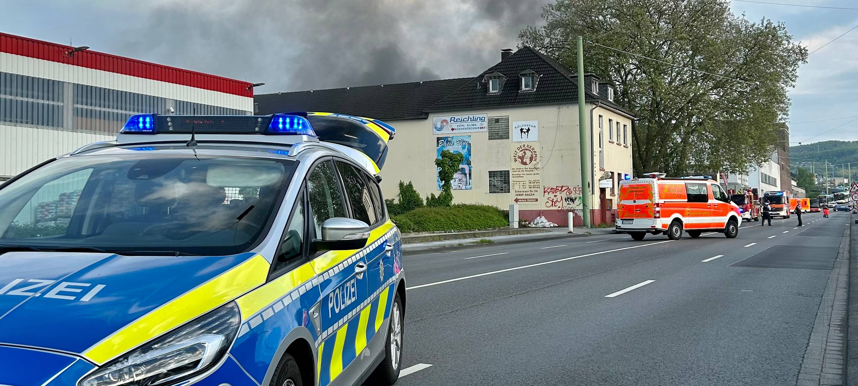 Feuer im alten Milchhof