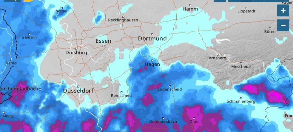 Der erste Regen ist weg...