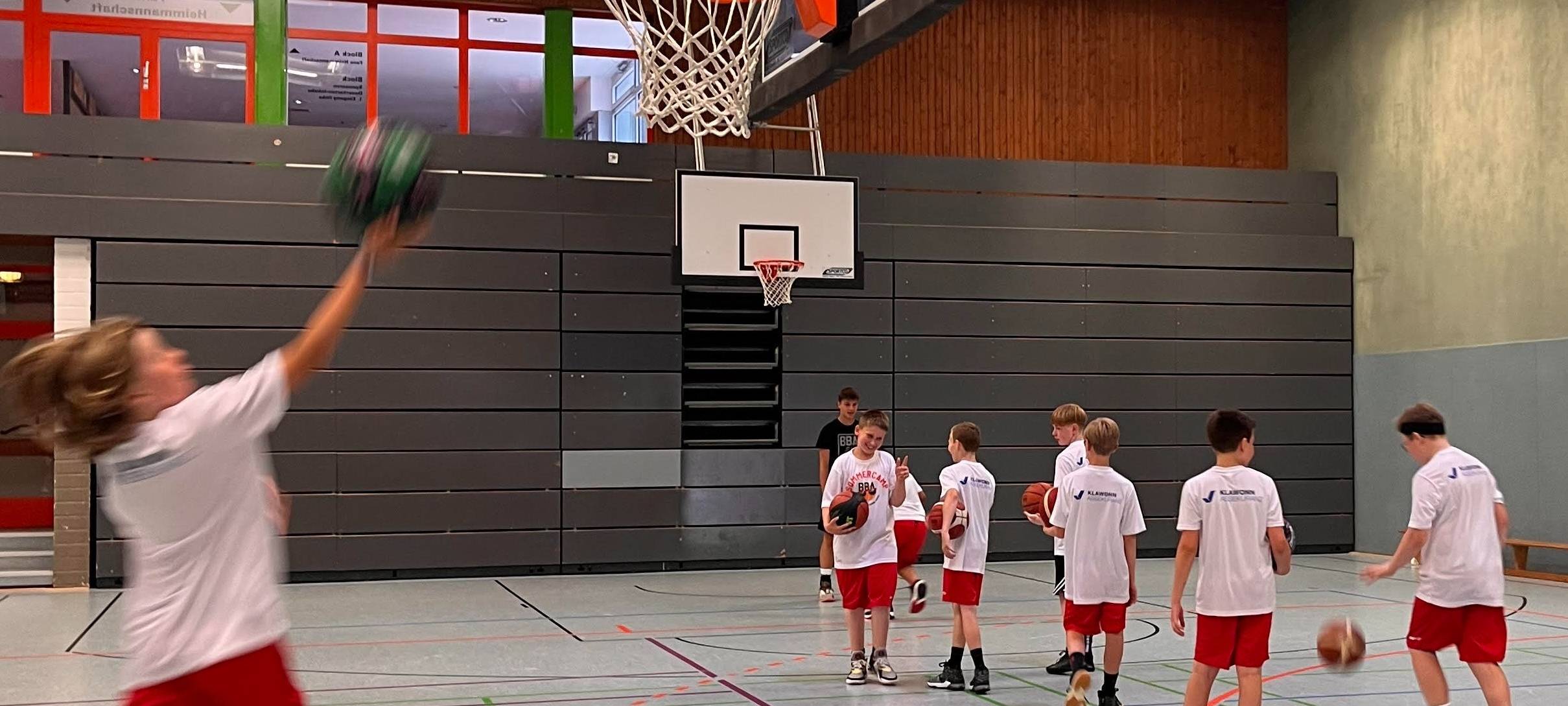 Start des Basketballcamps