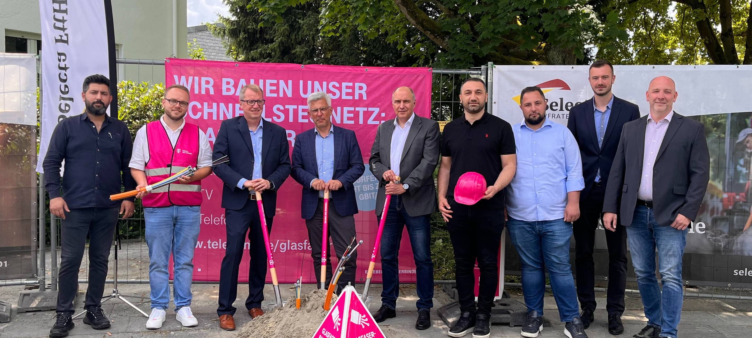 Telekom startet Glasfaserausbau