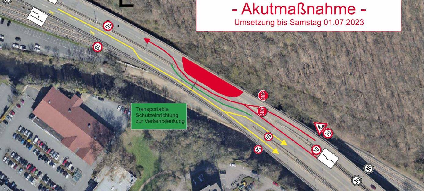 B54: Sanierung fängt an