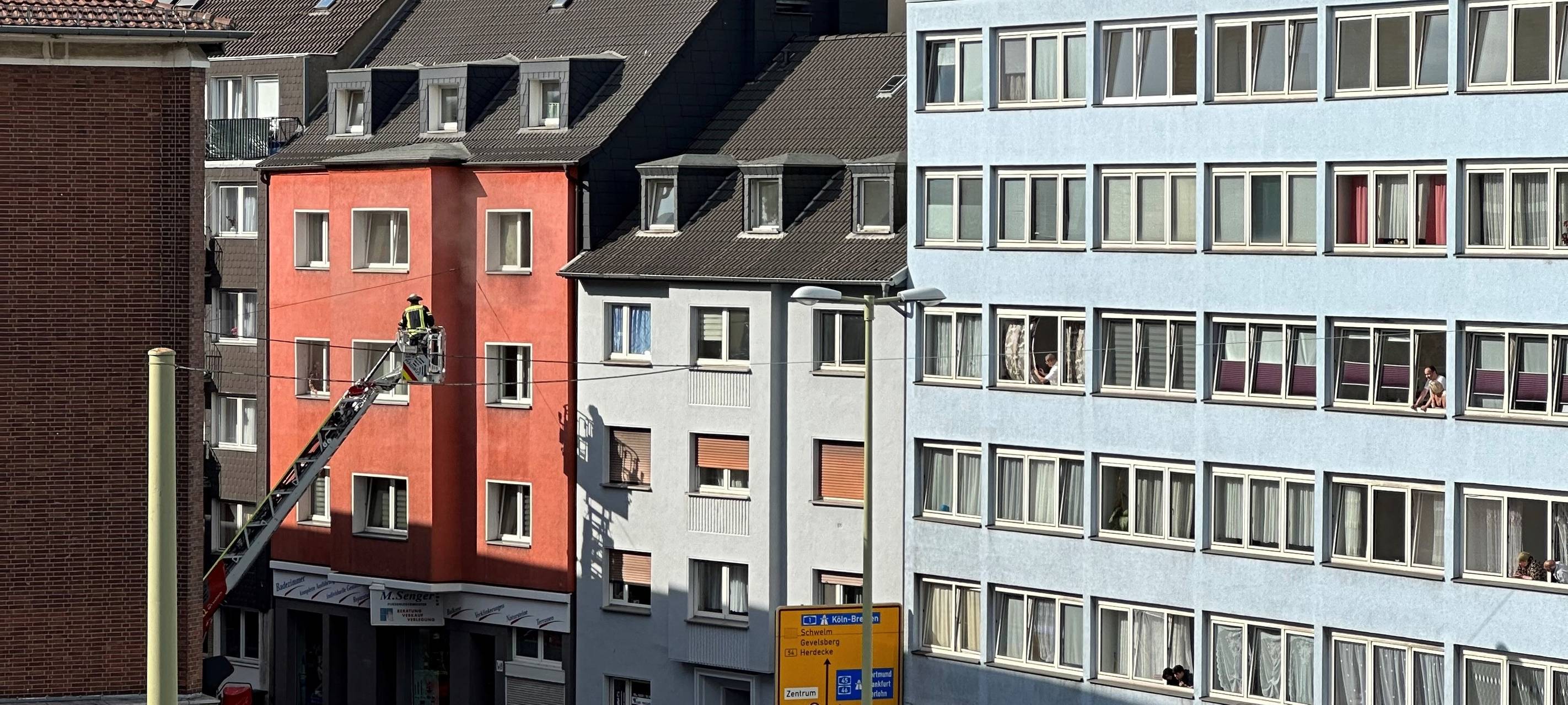 Feuer in der Finanzamtschlucht