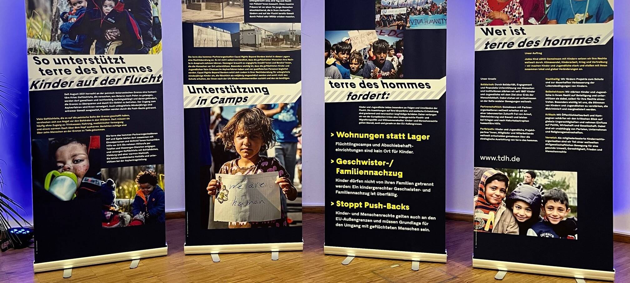 Ausstellungseröffnung "Kinderrechte an den EU-Außengrenzen"