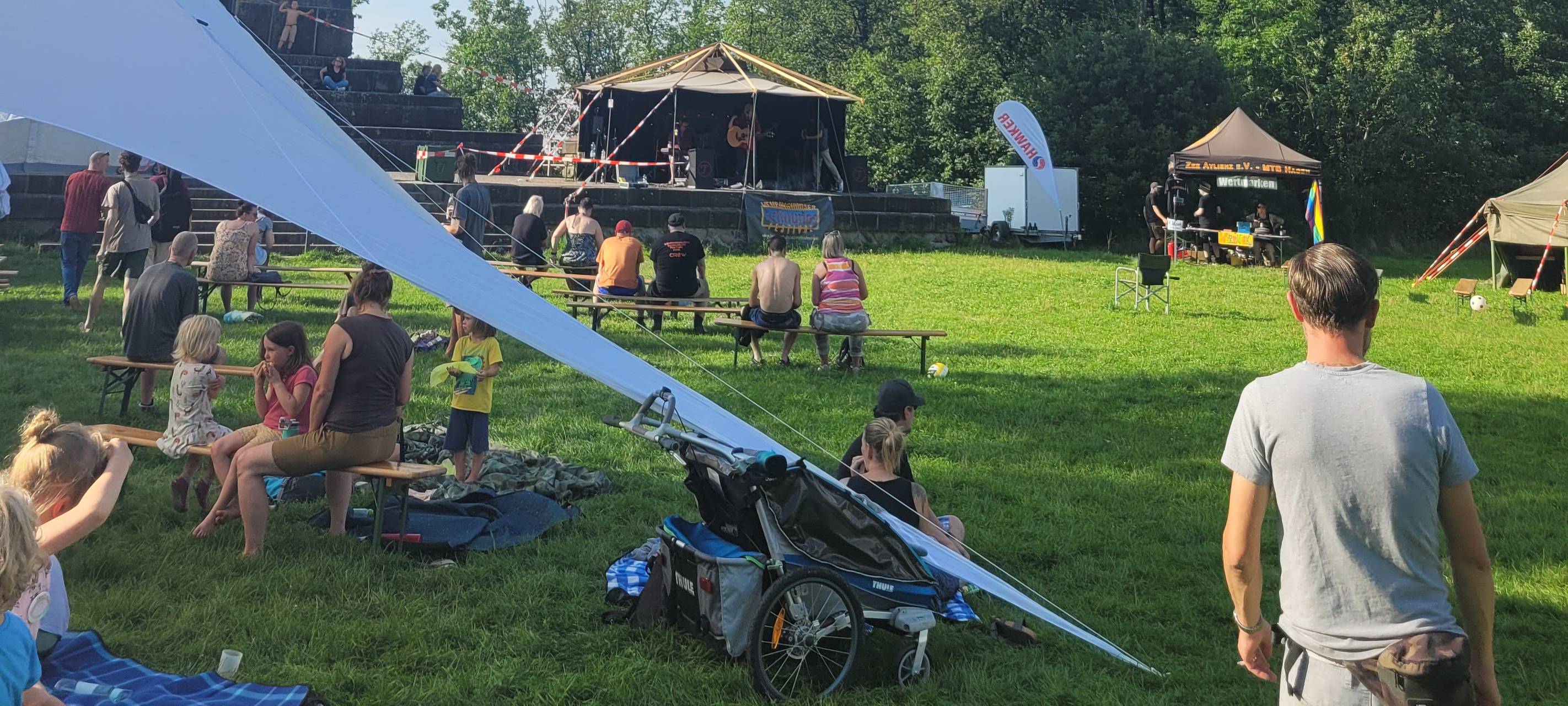 Abrocken ohne Kabel beim Schnurlos-Festival