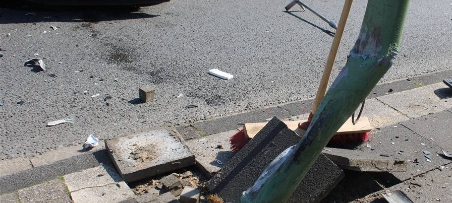 Unfall auf der Feithstraße