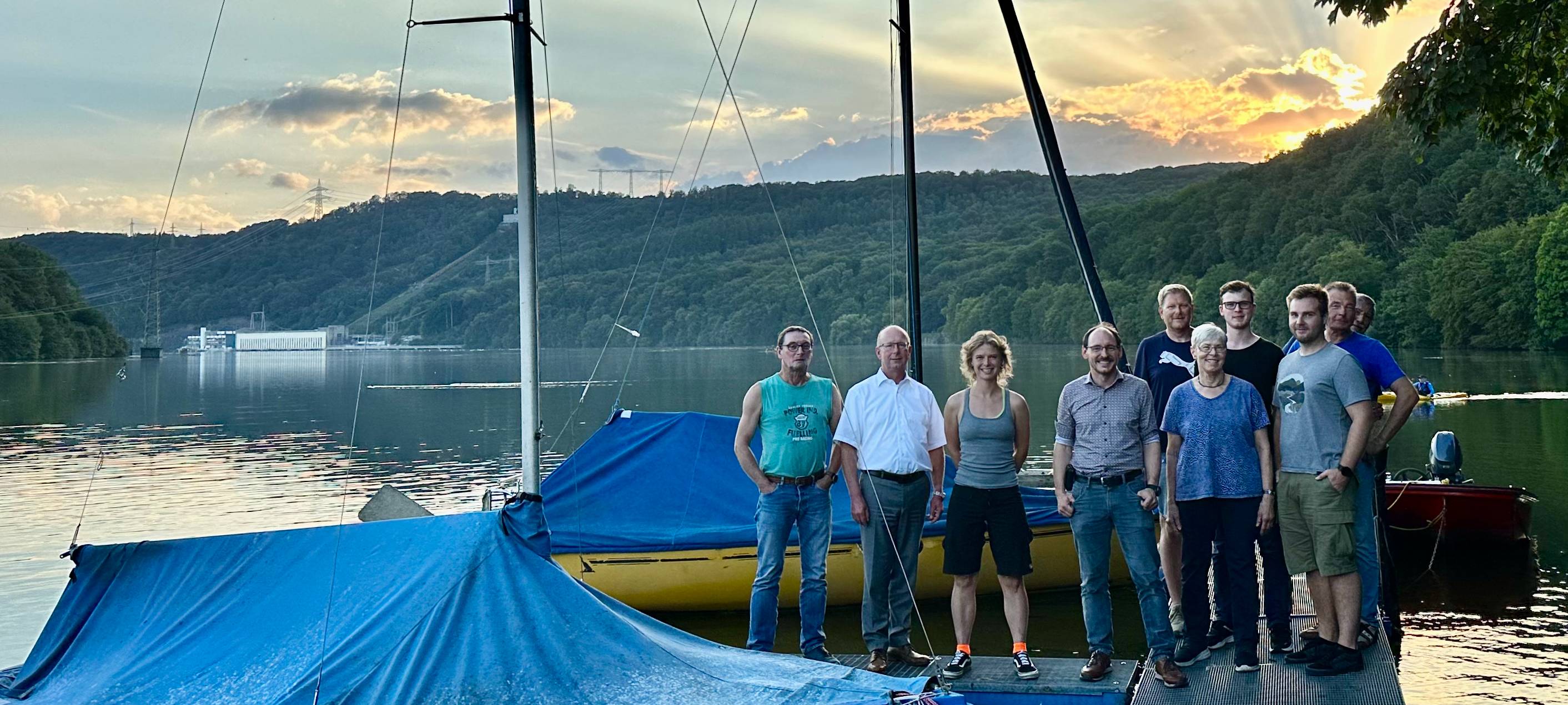 Hengsteysee immer flacher