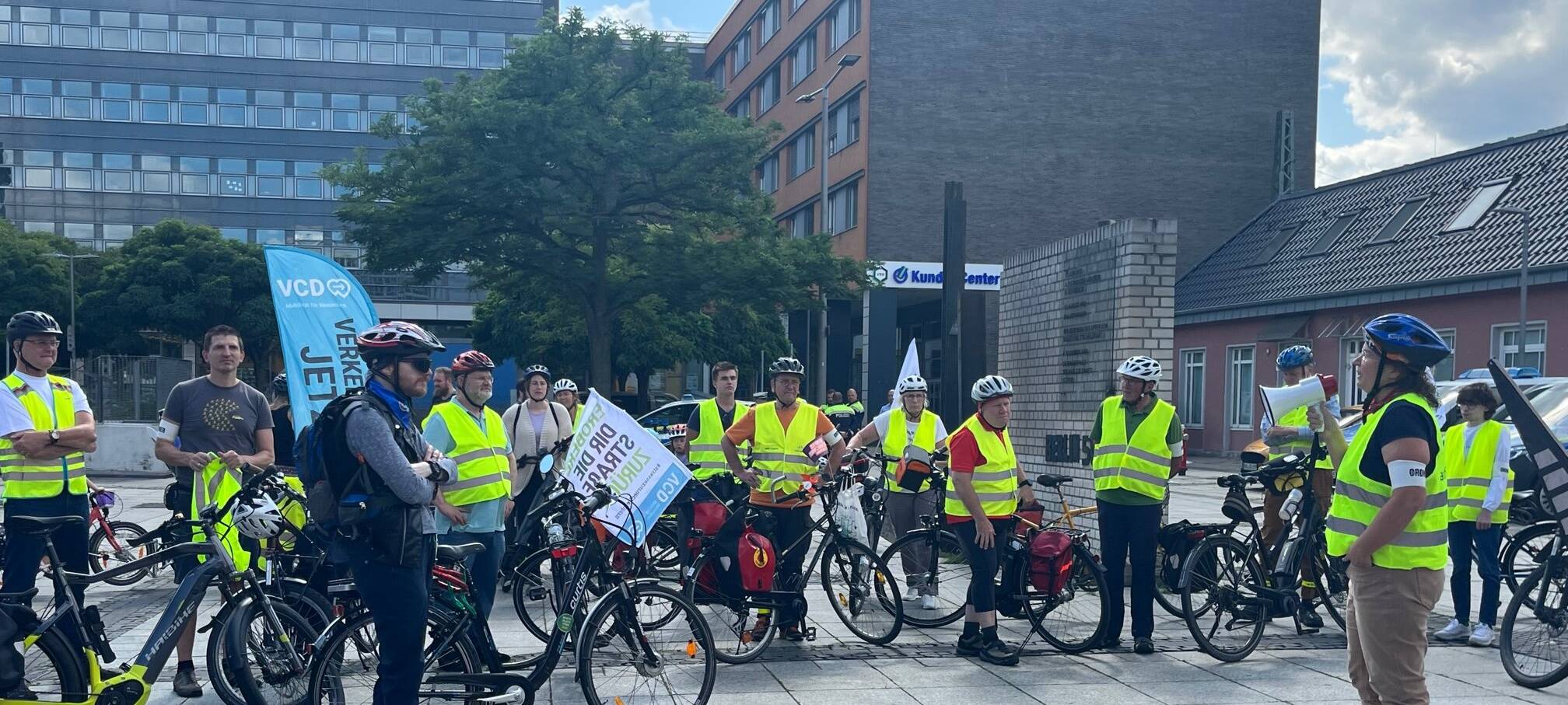 Fahrraddemo des ADFC